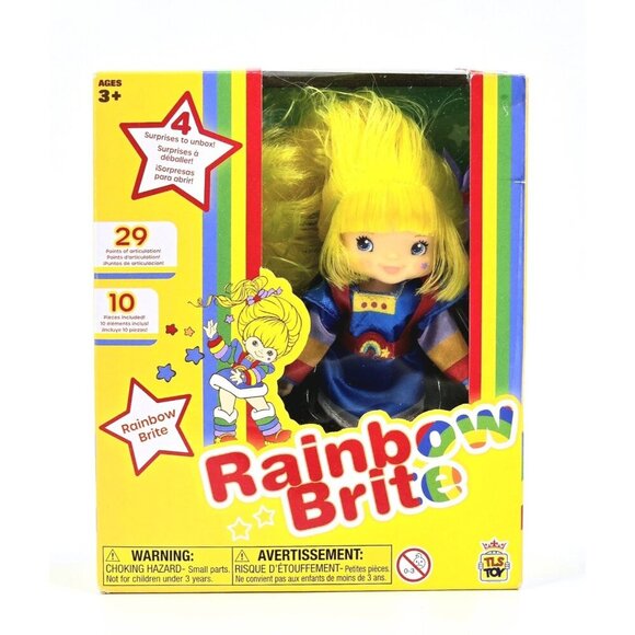Rainbow Brite 5.5-inch Doll 40 Year Anniversary With 4 Surprises To Unbox New - Picture 3 of 8